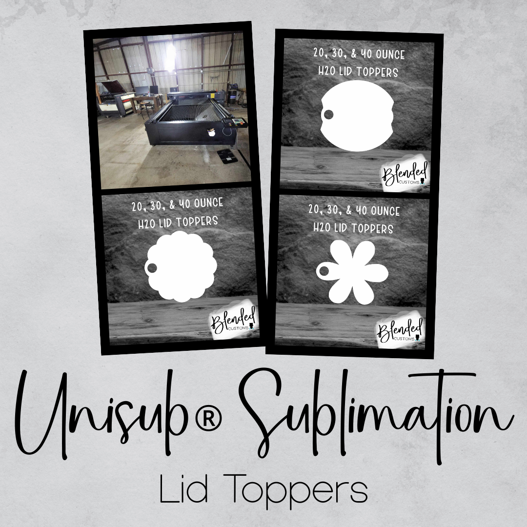 Unisub® Sublimation Lid Toppers