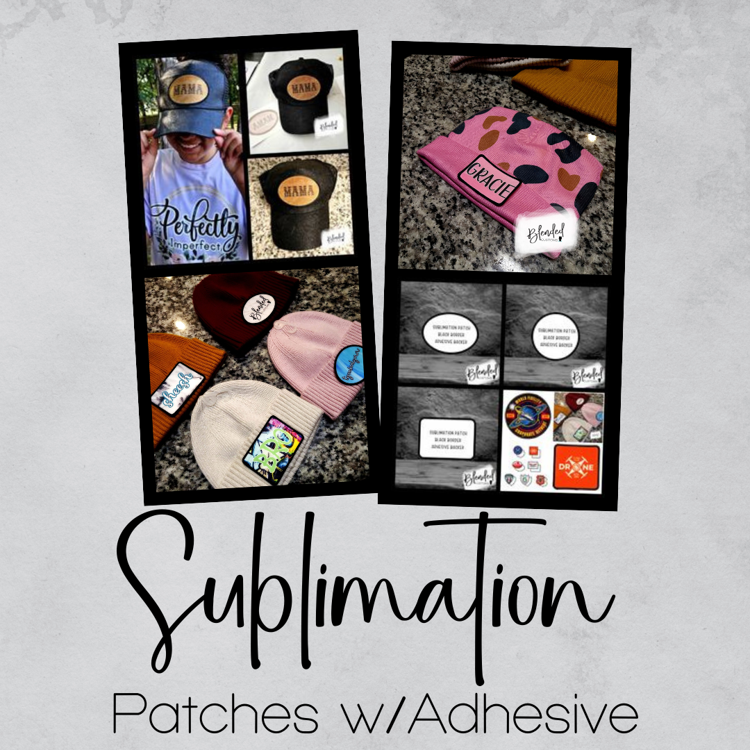 Sublimation blank patches – CraftedSupplies