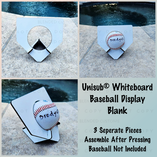 Baseball Unisub® Whiteboard Display Blank