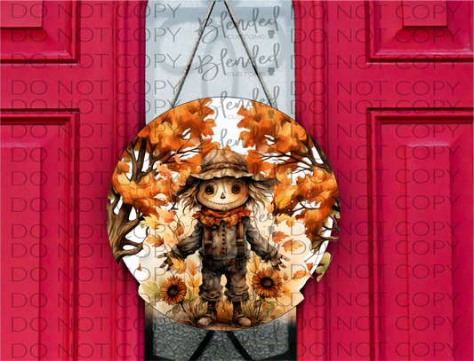 Scarecrow Round PNG Download