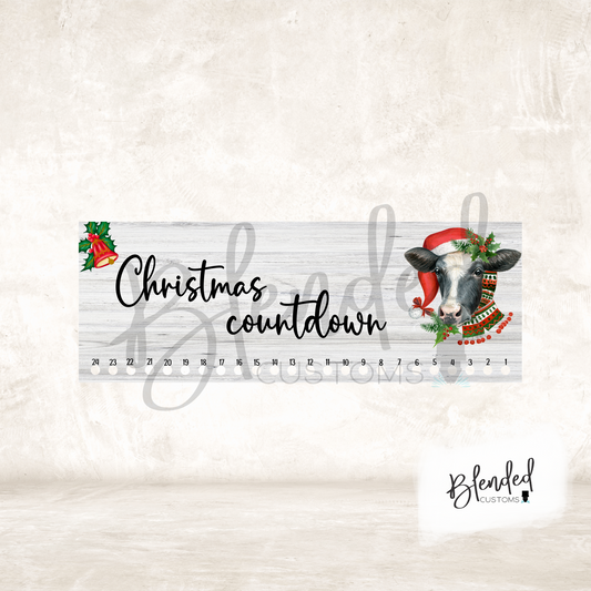 Cow 24 Days of Christmas PNG Download