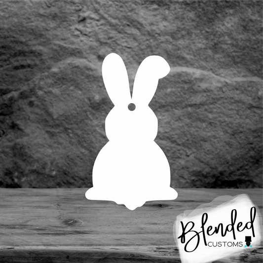 MM Bunny Easter Basket Tag Sublimation Blank