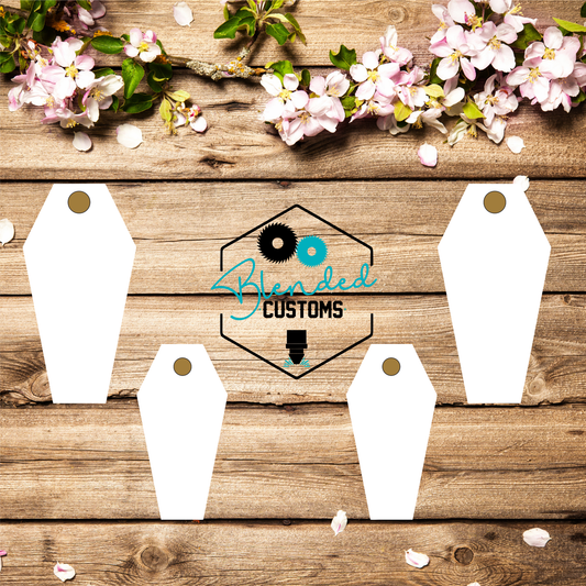 Coffin Unisub® Whiteboard Earring- Sets of 10