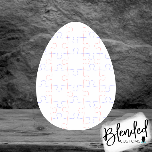 Easter Egg Unisub® Puzzle Blank