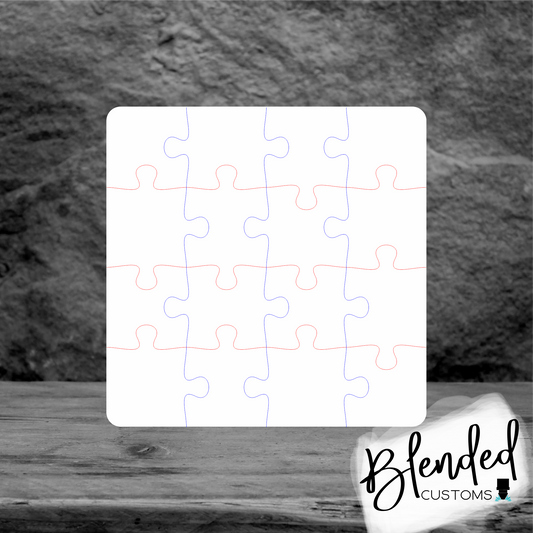 Square Unisub® Puzzle Blank
