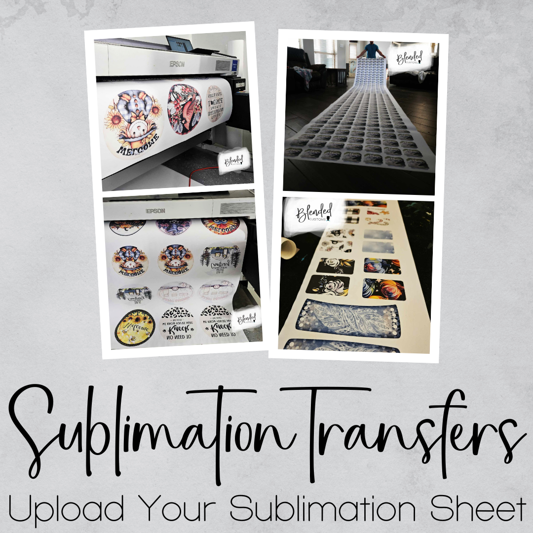 Commercial Sublimation Gang Sheets - Upload Your Sheet