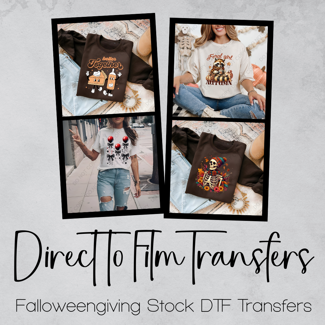 Falloweengiving DTF (Direct To Film) Transfers