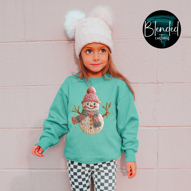 French Snowman DTF Transfer