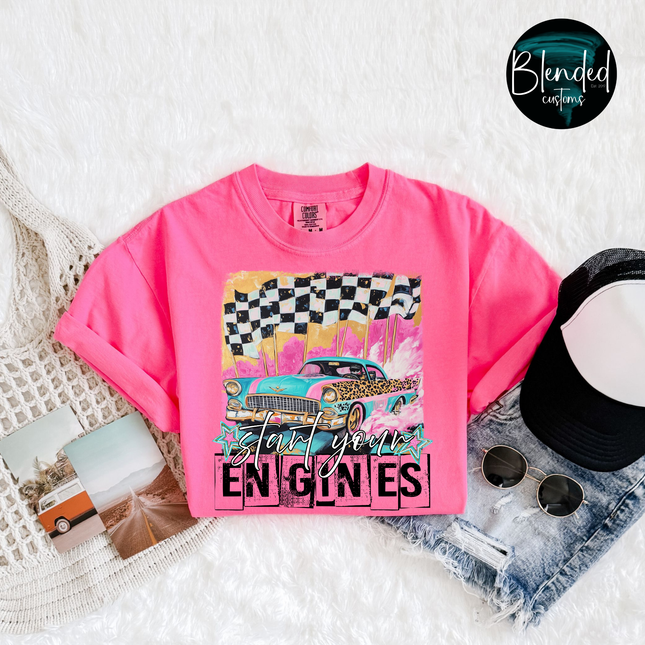 Start Your Engines DTF Transfer