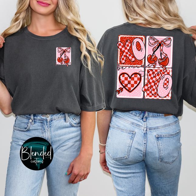 Be Mine Cherries DTF Transfer