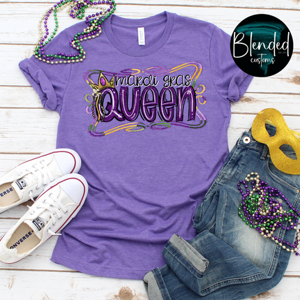 Mardi Gras Queen DTF Transfer