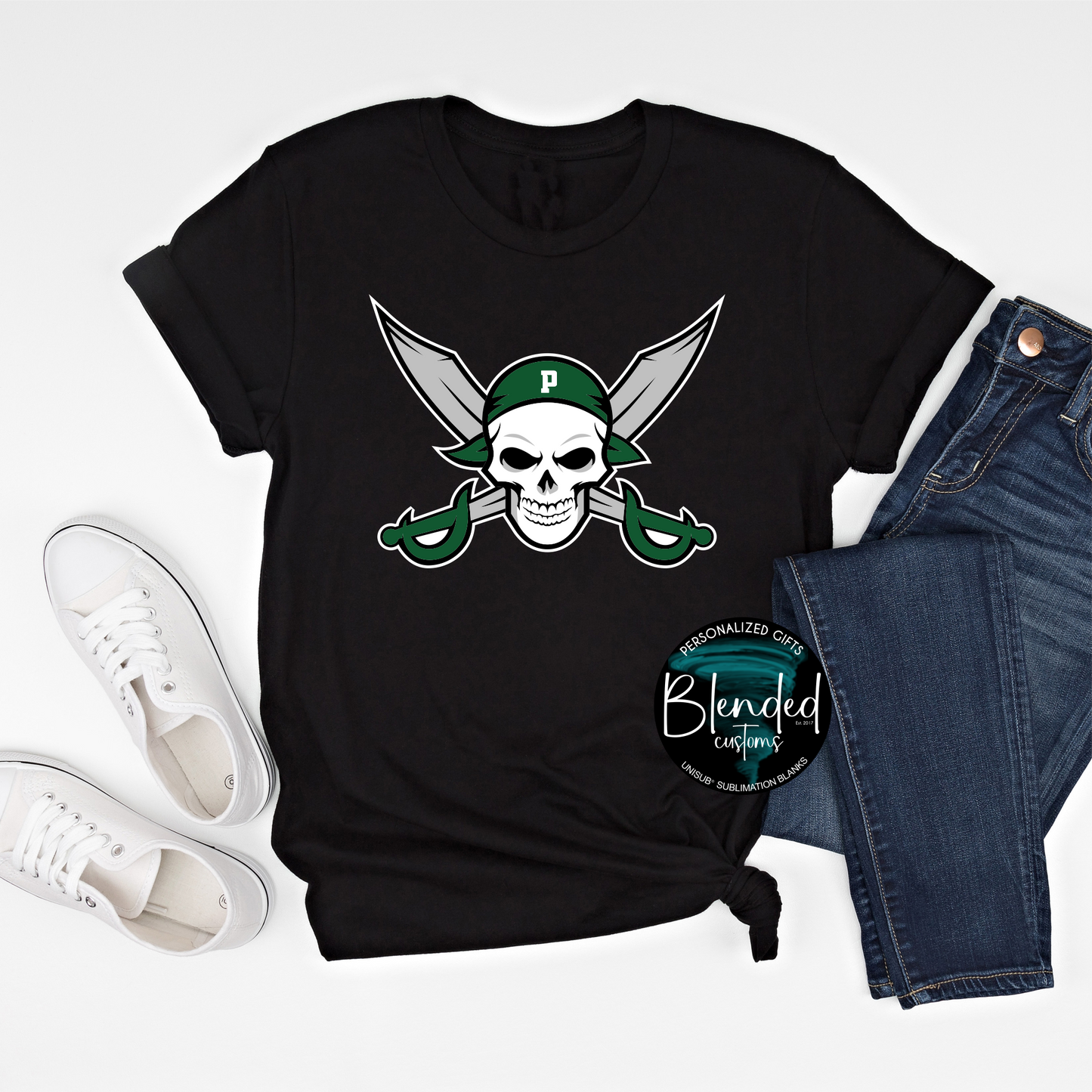 Poteet Pirates School T-Shirt