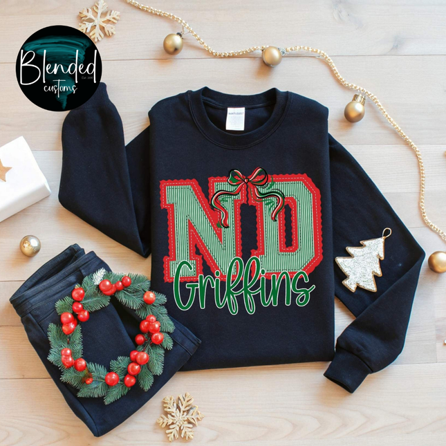 Christmas States DTF Transfer