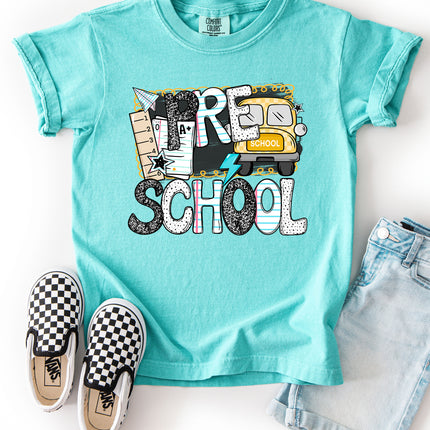 Back To Bus Apple DTF Transfer