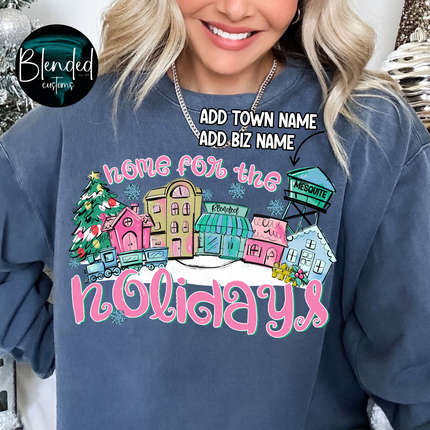 Personalized Christmas Town DTF Transfer
