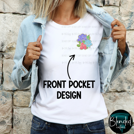 Faith Pennants Front Back DTF Transfer