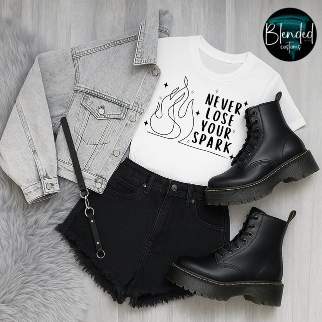 Never Lose Your Spark DTF Transfer