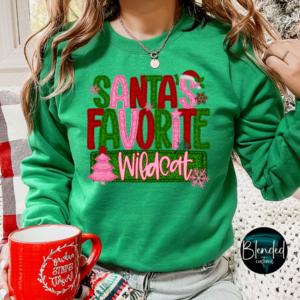 Santa's Favorite Mascot DTF Transfer