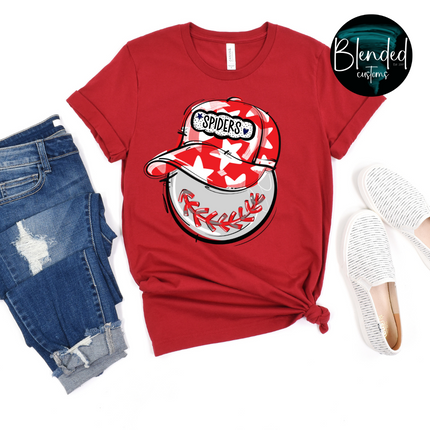 Ball & Cap Mascot DTF Transfer