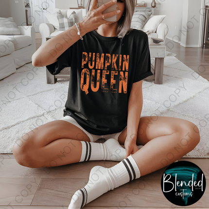 Pumpkin Queen Direct to Film Transfer