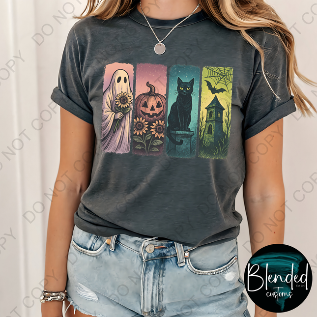 Vintage Halloween Direct to Film Transfer