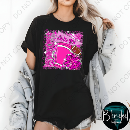 Football Pink Out Direct to Film Transfer