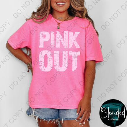 Pink Out Direct to Film Transfer