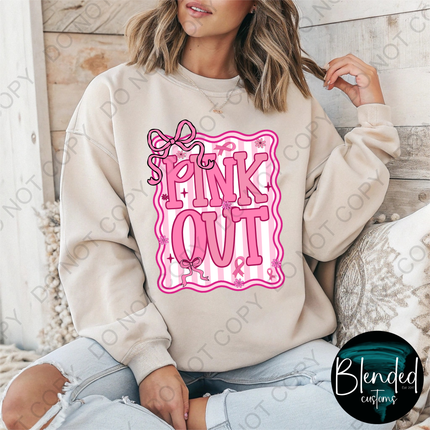 Pink Out Direct to Film Transfer