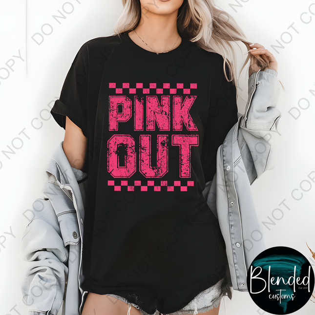 Pink Out Direct to Film Transfer