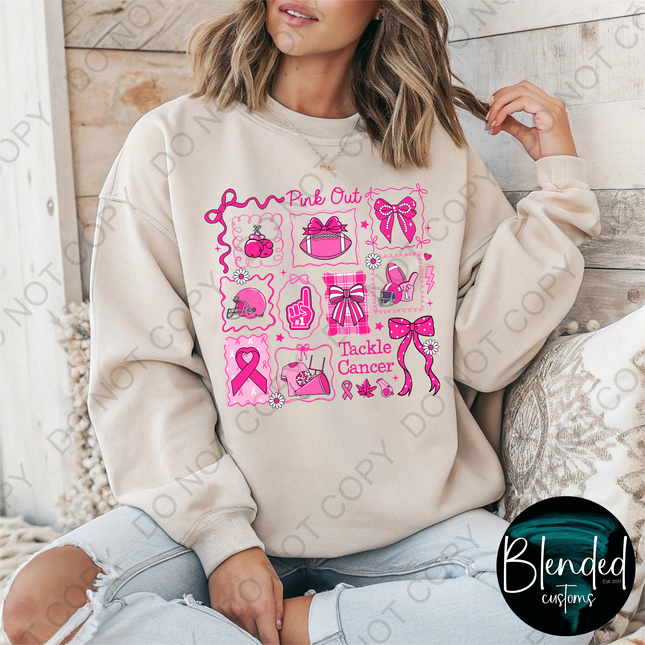 Football Pink Out Direct to Film Transfer