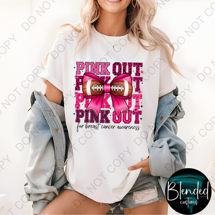 Football Pink Out Direct to Film Transfer