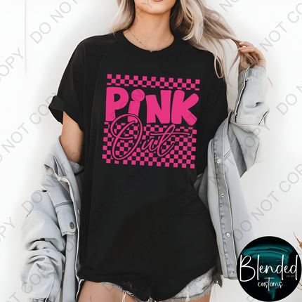 Pink Out Direct to Film Transfer