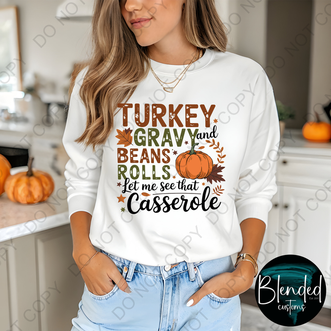 Casserole Direct to Film Transfer