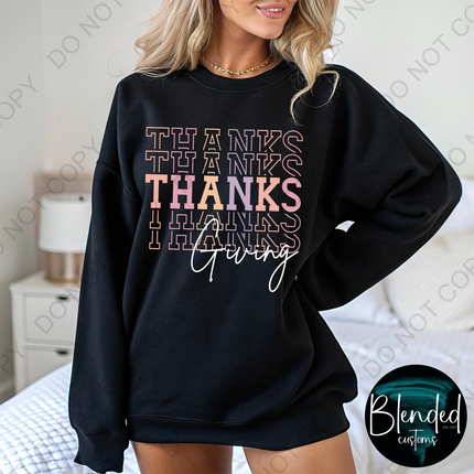 Thanksgiving Direct to Film Transfer