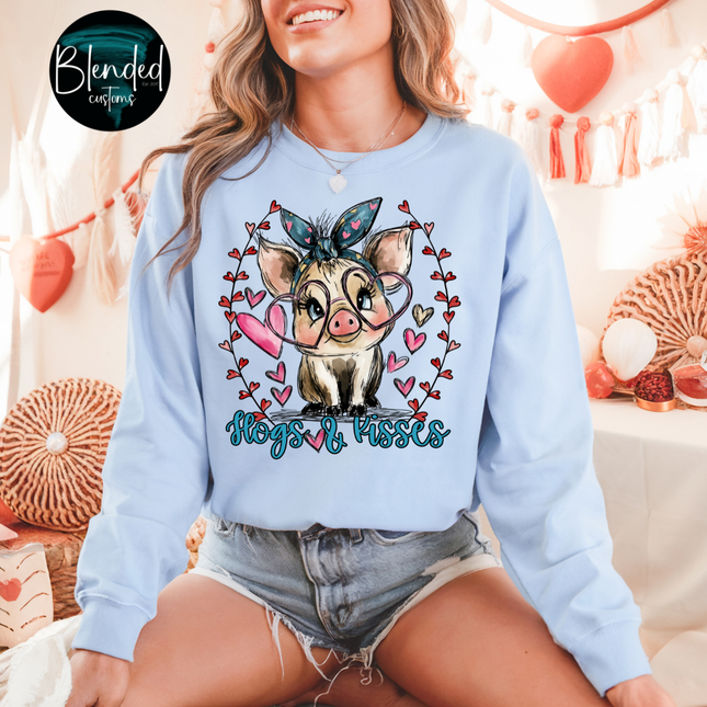 Hogs and Kisses DTF Transfer