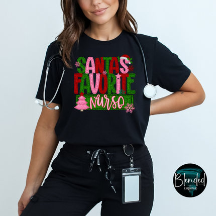 Santa's Favorite Custom Occupation DTF Transfer