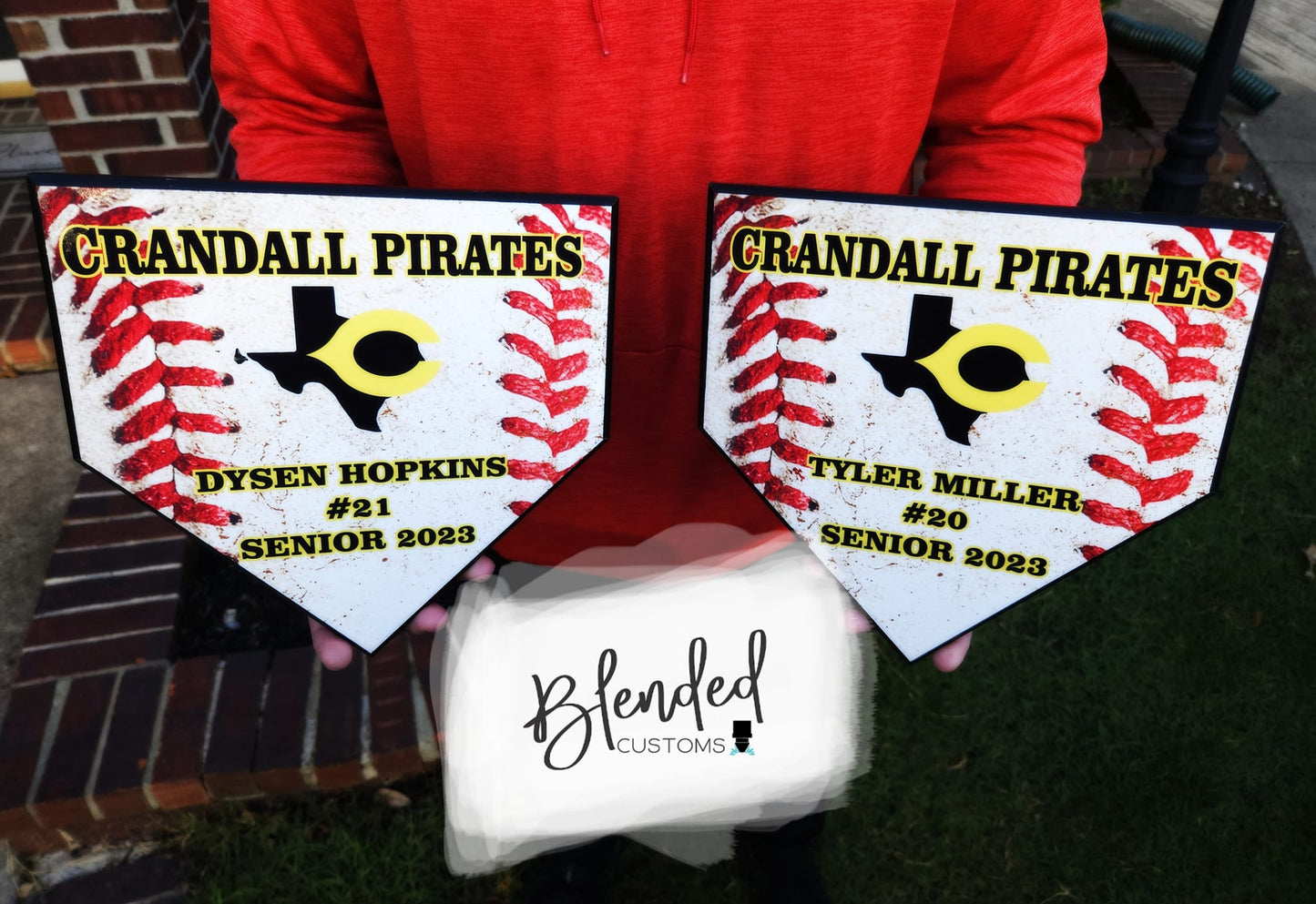 Personalized Softball Home Plate Plaque