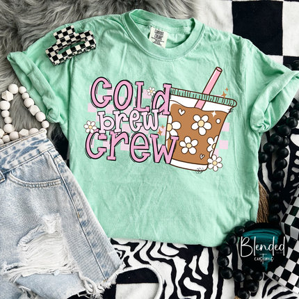 Cold Brew Crew DTF Transfer