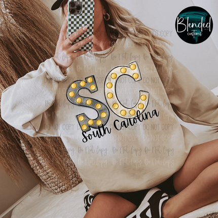 Neutral Marquee States DTF Transfer