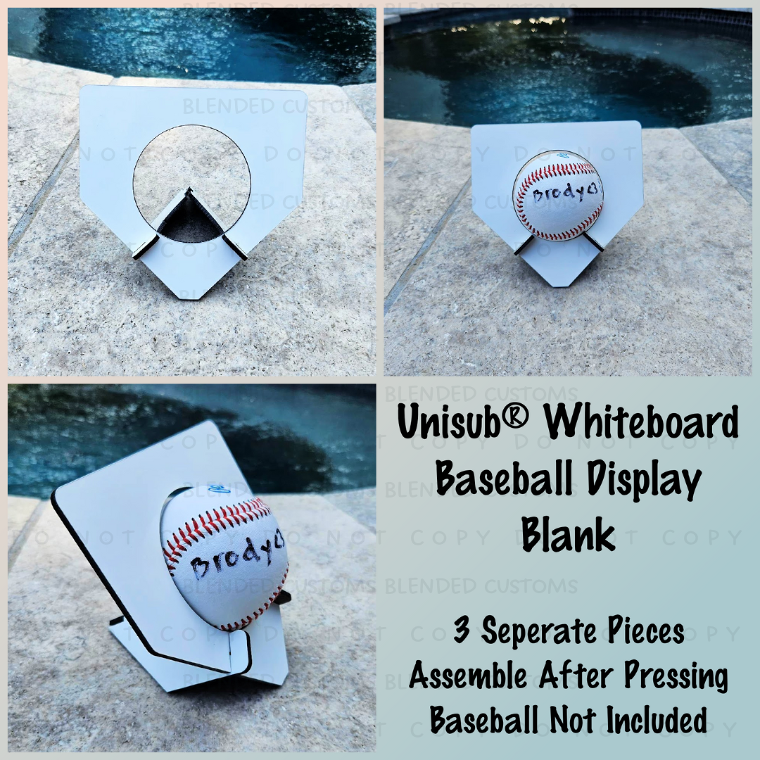 Baseball Unisub® Whiteboard Display Blank