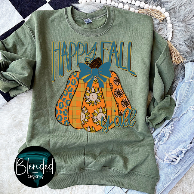 Happy Fall Ya'll DTF Transfer