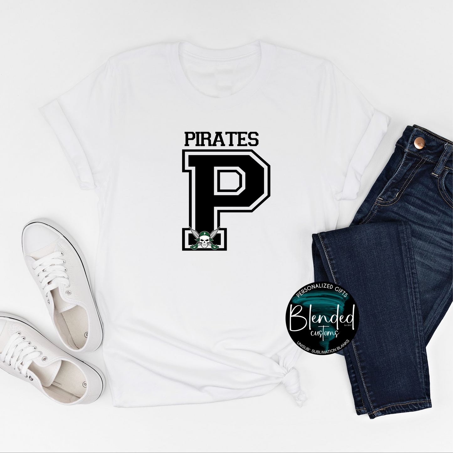 Poteet Pirates School T-Shirt