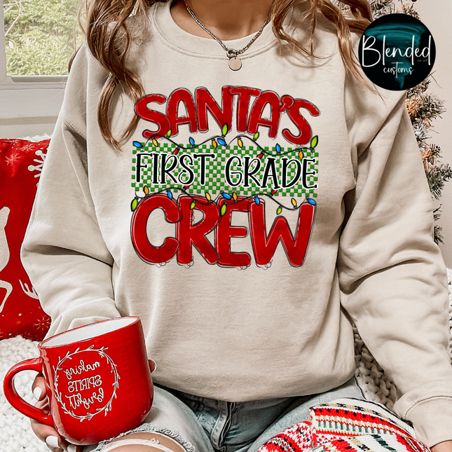 Grade Level Santa's Crew DTF Transfer