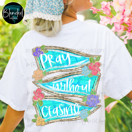 Faith Pennants Front Back DTF Transfer