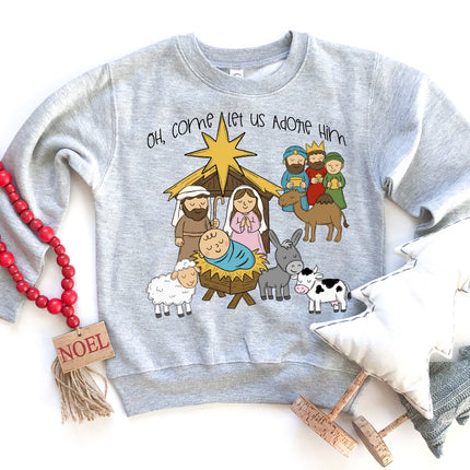 Oh Come Let Us Adore Him DTF Transfer