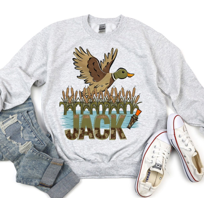Duck Hunting Personalized Name DTF Transfer