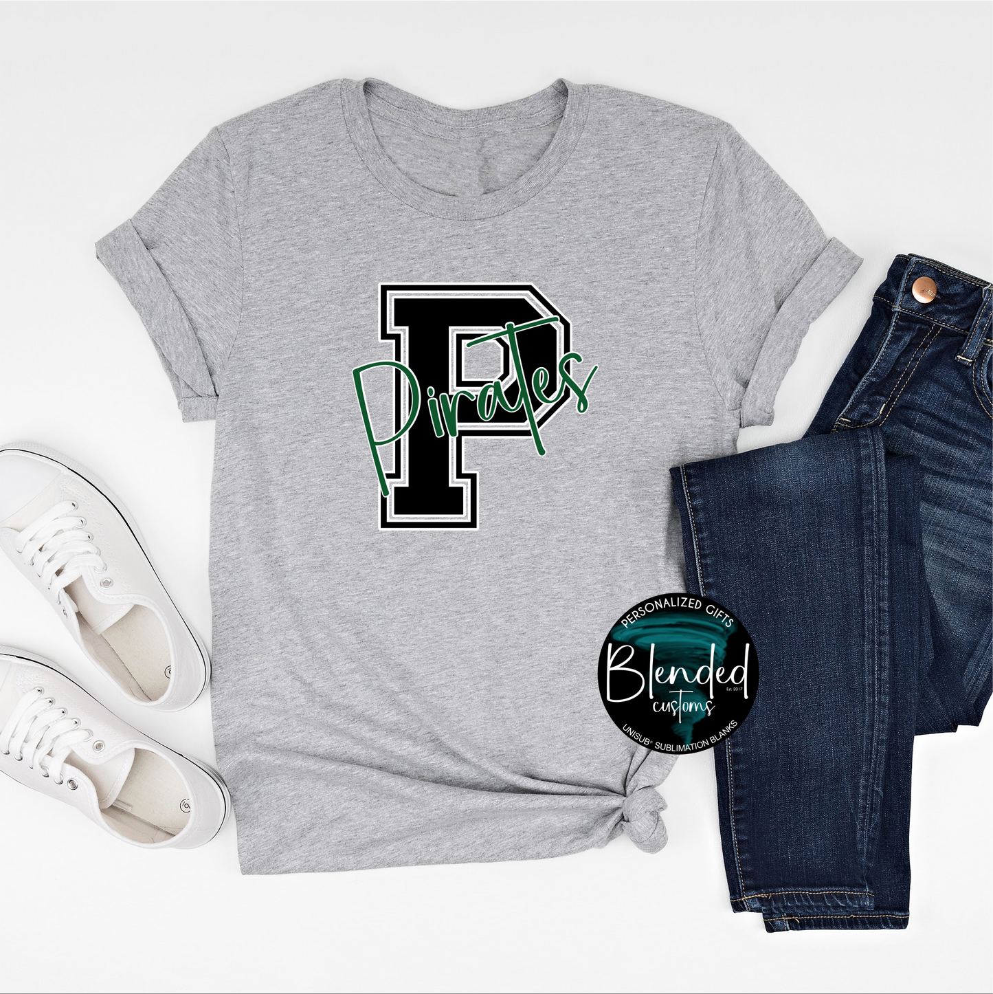 Poteet Pirates School T-Shirt