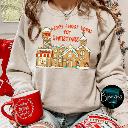 Gingerbread Christmas Village DTF Transfer
