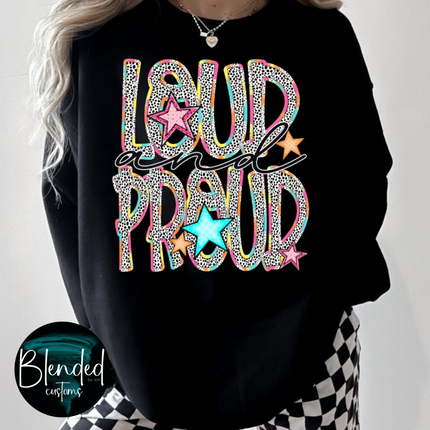 Dottie Bright Words Loud and Proud DTF Transfer