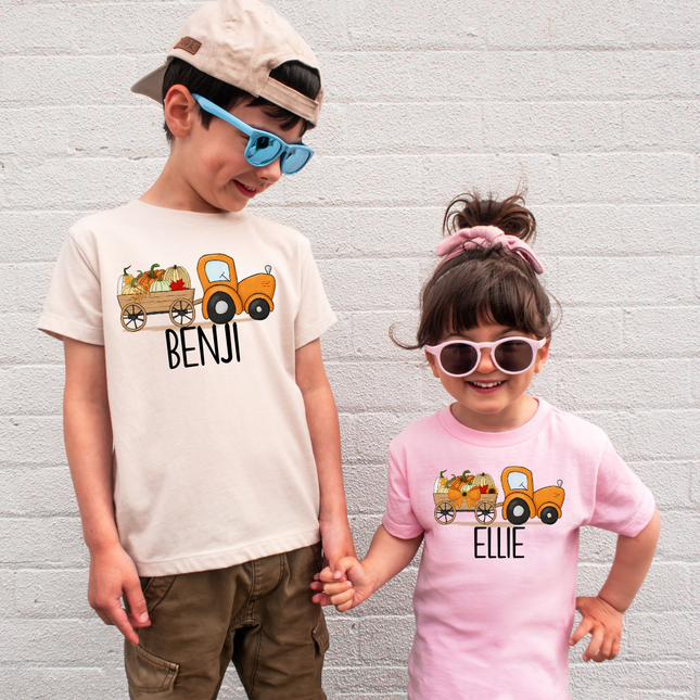 Harvest Tractor Names DTF Transfer